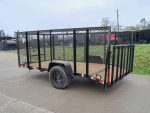 6.4x12 Dovetail Utility Trailer with 4ft Mesh Sides 3,500lb Axle - Image 4