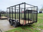 6.4x12 Straight Deck Utility Trailer with 6ft Mesh Sides (2) 3,500lbs - Image 13