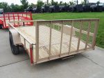 6.4x12 Powder Coated Dovetail Utility Trailer With Gate 3500lb Axle - Image 19
