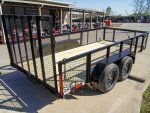 6.4x14 Straight Deck Utility Trailer 2ft Mesh Sides (2) 3500lb Axles 7K GVWR - Image 7