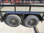 6.4x14 Straight Deck Utility Trailer 2ft Mesh Sides (2) 3500lb Axles 7K GVWR - Image 13