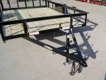 7x10 Powder Coated Straight Deck Utility Trailer 3,500lb Axles Tall Gate - Image 7