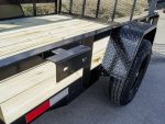7x10 Powder Coated Straight Deck Utility Trailer 3,500lb Axles Tall Gate - Image 9