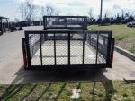 7x14 Powder Coated Dovetail Utility Trailer Stacked Baskets (2) 3,500lb Axles - Image 6