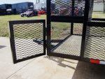 7x14 Powder Coated Dovetail Utility Trailer Stacked Baskets (2) 3,500lb Axles - Image 12