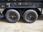 7x14 Powder Coated Dovetail Utility Trailer Stacked Baskets (2) 3,500lb Axles - Image 21