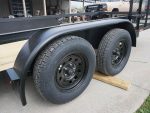 6.4x14 Dovetail Utility Trailer Tandem (2) 3,500lb Axles with Side Gate - Image 10