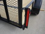6.4x14 Dovetail Utility Trailer Tandem (2) 3,500lb Axles with Side Gate - Image 11