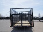 6.4x18 Debris Junk Trash Removal Trailer 6ft Mesh Barn Door Gates (2) 3500lb Axles 7K Gvwr - Image 5