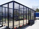 6.4x18 Debris Junk Trash Removal Trailer 6ft Mesh Barn Door Gates (2) 3500lb Axles 7K Gvwr - Image 9
