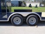8.5x20 Hybrid Enclosed Trailer with Back Door (2) 5,200lb Axles Storage - Image 15
