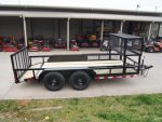 6.4x14 Powder Coated Dovetail Utility Trailer with Elevated Basket (2) 3500lb Axles - Image 7