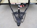 6.4x14 Powder Coated Dovetail Utility Trailer with Elevated Basket (2) 3500lb Axles - Image 9