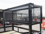 6.4x14 Powder Coated Dovetail Utility Trailer with Elevated Basket (2) 3500lb Axles - Image 20