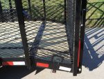 7x16 Dovetail Utility Trailer with 6ft Mesh Sides and Ladder Racks (2) 5,200lb Axles - Image 14