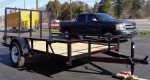 Utility Trailer 6.4'x10' Spring Assist Gate Tire Rack - Image 8
