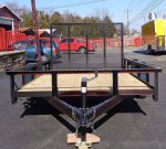 Utility Trailer 6.4'x10' Spring Assist Gate Tire Rack - Image 3