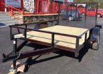 Utility Trailer 6.4'x10' Spring Assist Gate Tire Rack - Image 9