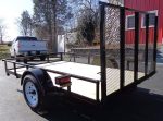Utility Trailer 6.4'x10' Spring Assist Gate Tire Rack - Image 5
