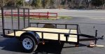 Utility Trailer 6.4'x10' Spring Assist Gate Tire Rack - Image 7
