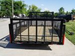 6.4x14 Dovetail Utility Trailer Stacked Baskets (2) 3500lb Axles - Image 5