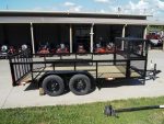 6.4x14 Dovetail Utility Trailer Stacked Baskets (2) 3500lb Axles - Image 6