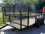 6.4x14 Dovetail Utility Trailer Stacked Baskets (2) 3500lb Axles - Image 8