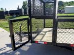 6.4x14 Dovetail Utility Trailer Stacked Baskets (2) 3500lb Axles - Image 11