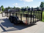 6.4x14 Dovetail Utility Trailer Stacked Baskets (2) 3500lb Axles - Image 17