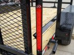 7x12 Straight Deck Utility Trailer (2) 3500lb Axle with 4ft Ladder Racks - Image 15