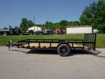 7x14 Dovetail Utility Trailer 3,500lb Axle - Image 3