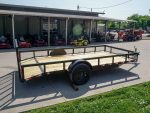 7x14 Dovetail Utility Trailer 3,500lb Axle - Image 6