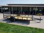 7x14 Dovetail Utility Trailer 3,500lb Axle - Image 7