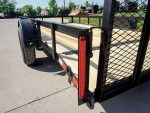7x14 Dovetail Utility Trailer 3,500lb Axle - Image 14