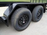 7x20 Straight Deck Utility Trailer (2) 3500lb Axles with Tall Gate - Image 10