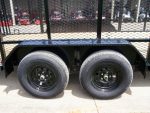 7x16 Powder Coated Straight Deck Utility Trailer with 6ft Mesh Sides (2) 3500lb Axles - Image 8