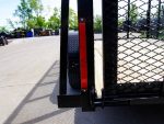 7x16 Powder Coated Straight Deck Utility Trailer with 6ft Mesh Sides (2) 3500lb Axles - Image 14