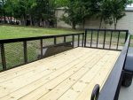 6.4x18 Powder Coated Dovetail Utility Trailer with 2ft Mesh Sides (2) 3500lb Axles - Image 13