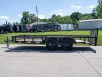 6.4x16 Dovetail Utility Trailer with Side Baskets (2) 3500lb Axles - Image 4