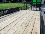 6.4x16 Dovetail Utility Trailer with Side Baskets (2) 3500lb Axles - Image 14