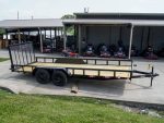 6.4x18 Straight Deck Utility Trailer with Tall Gate (2) 3500lb Axles - Image 8