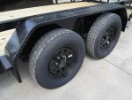 6.4x18 Straight Deck Utility Trailer with Tall Gate (2) 3500lb Axles - Image 9