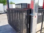 Red Enclosed Utility Hybrid Trailer 7'x20' - Lawn Mower Equipment Hauler - Image 13