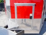 Red Enclosed Utility Hybrid Trailer 7'x20' - Lawn Mower Equipment Hauler - Image 18