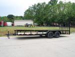 6.4x20 Dovetail Utility Trailer (2) 3500lb Axles 7K GVWR - Image 3