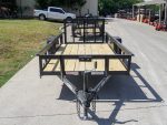 5x12 Powder Coated Dovetail Utility Trailer With Gate 3500lb Axle - Image 3