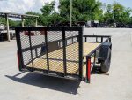 5x12 Powder Coated Dovetail Utility Trailer With Gate 3500lb Axle - Image 6