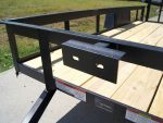5x12 Powder Coated Dovetail Utility Trailer With Gate 3500lb Axle - Image 9