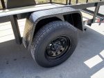 5x12 Powder Coated Dovetail Utility Trailer With Gate 3500lb Axle - Image 10