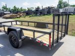 5x12 Powder Coated Dovetail Utility Trailer With Gate 3500lb Axle - Image 11